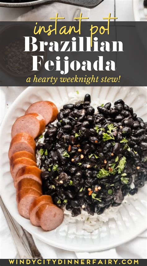 Instant pot feijoada (traditional brazilian black bean stew) | Resep