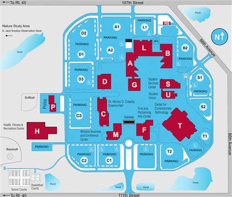 Moraine Valley Community College Campus Map - Australia Map