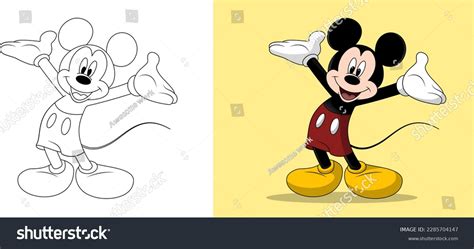 Top more than 84 mickey mouse cartoon sketches super hot - in.eteachers