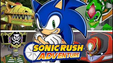 Sonic Rush Adventure: All Bosses (As Sonic) - YouTube