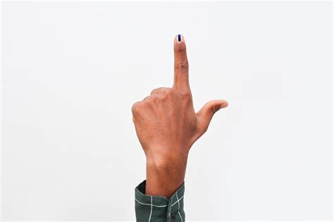 Indian Voter Hand with voting sign 5365793 Stock Photo at Vecteezy