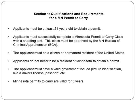 Permit Requirements 1 - Gun Permit Center