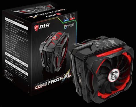 MSI Core Frozr XL RGB CPU Cooler Review | eTeknix