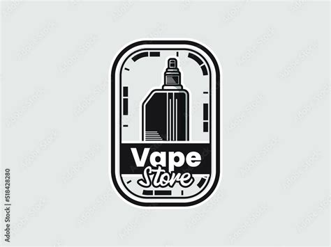 vape shop logo vector design Stock Vector | Adobe Stock