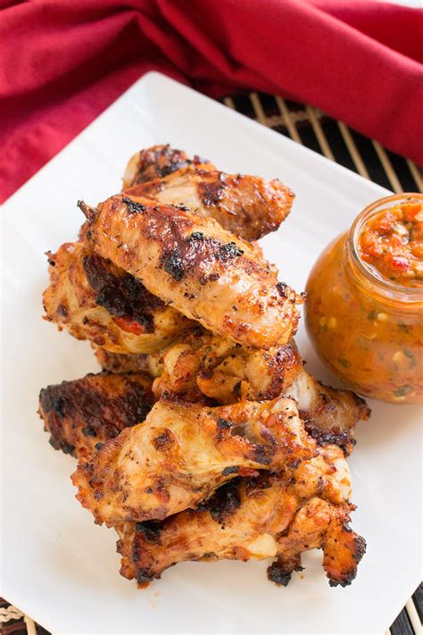 Grilled Peri Peri Chicken Wings - Chili Pepper Madness