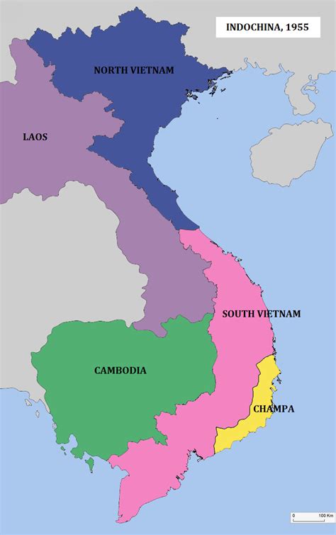 Map of Indochina, 1955 by otakumilitia on DeviantArt