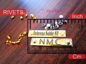 3.5x0.7 cm Custom Metal Tags - Barcode Metal Label