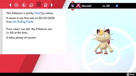 Pokemon Sword and Shield Shiny Gigantamax Meowth 6IV-EV Trained ...