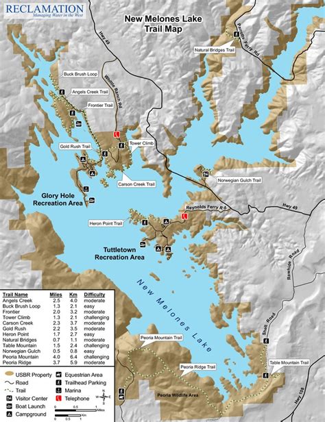 New Melones Lake Map - Adiana Klarrisa