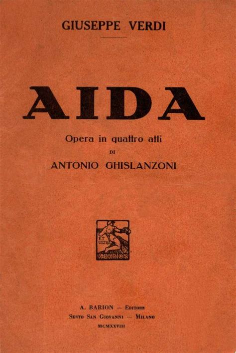 Aida di Giuseppe Verdi - Trama, Libretto e Opera completa