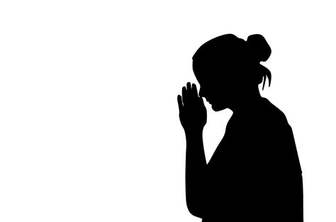 Praying Child Silhouette at GetDrawings | Free download