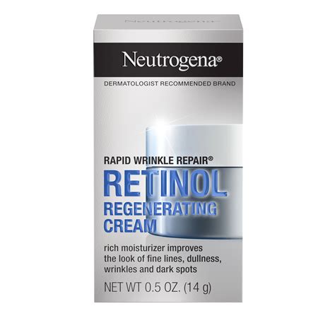 Neutrogena Rapid Wrinkle Repair Retinol Face Cream, Mini, 0.5 OZ