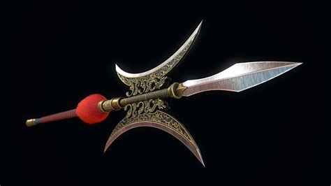 Chinese Halberd | CGTrader