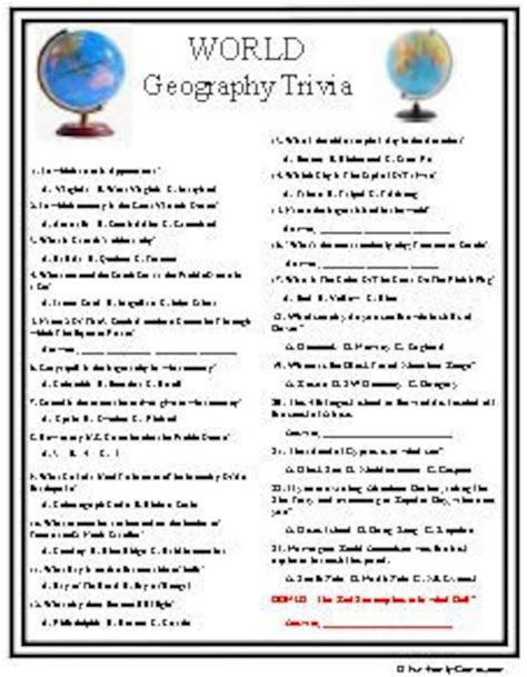 4th Grade Trivia Questions And Answers