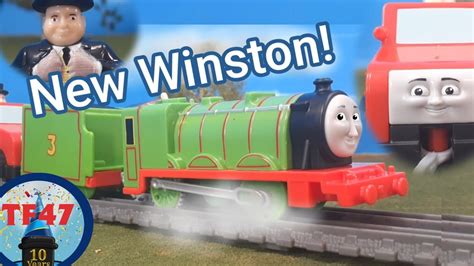 Thomas Motorized Trackmaster Henry And Winston Review! | Trackmaster Henry Spots Trouble Pack ...