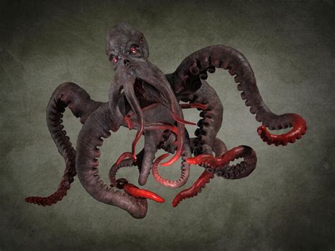 Premium Photo | Predatory ocean octopus. 3D illustrations