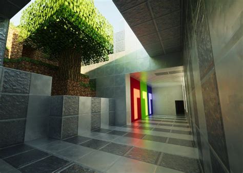 Minecraft Ray Tracing Shaders and Stratum Resource Pack add amazing graphics | Light scattering ...