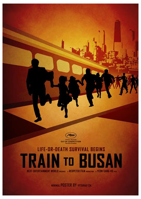 "Train To Busan" Minimal Poster design. Designed By Vyshnav CM | Train to busan movie ...