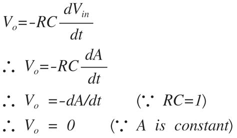 Op-amp Differentiator | Electronics Tutorial