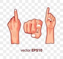 Pointing Hand Vector