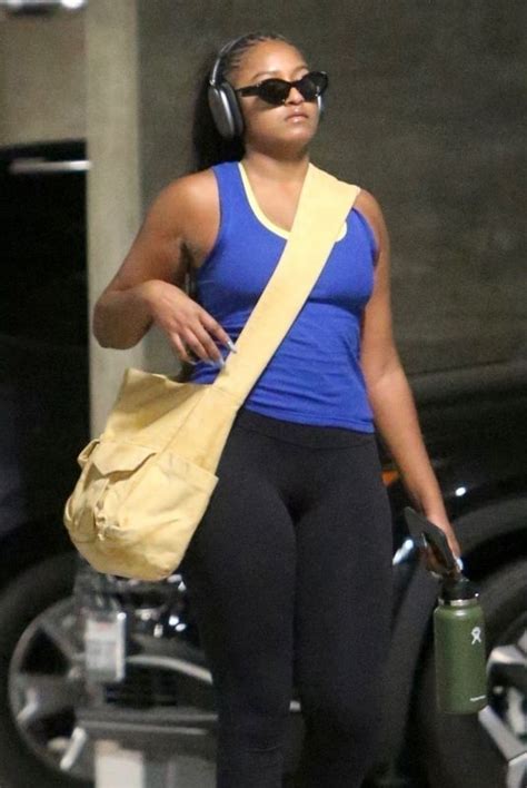 SASHA OBAMA Leaves a Gym in Los Angeles 10/05/2023 – HawtCelebs