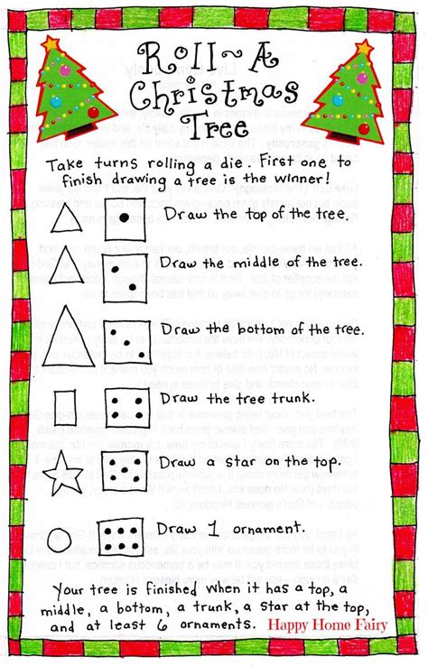 a christmas tree themed worksheet for kids