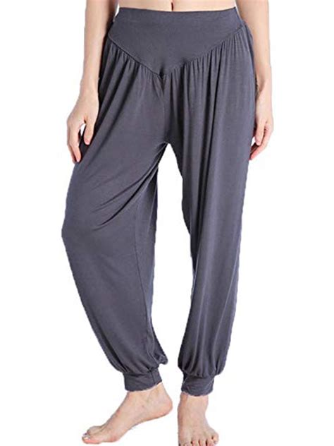 SAYFUT Women's Casual Yoga Pants Loose Fit Style Trousers Wide Leg Activewear Relaxed Fit Pants ...