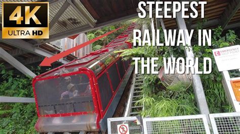 [4K] Steepest Railway in the World | Scenic Railway at Scenic World ...