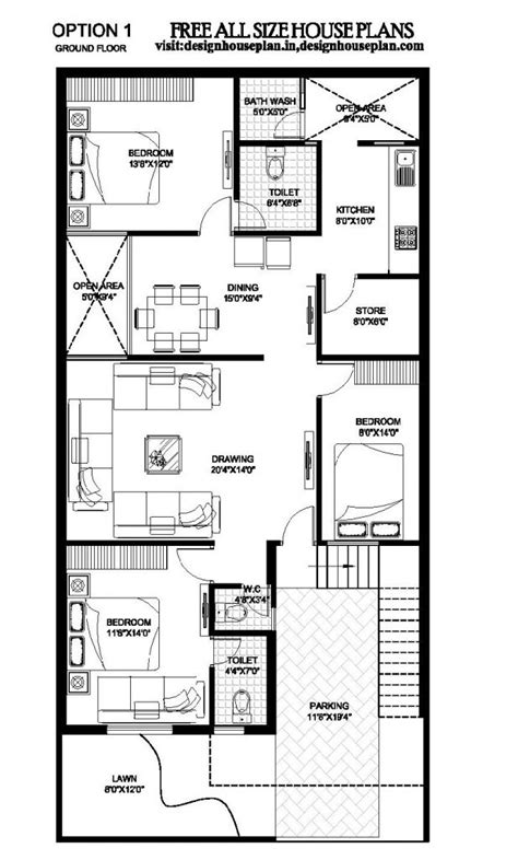 30x60 House Plans East Facing | 30x60 Floor Plans | design house plan