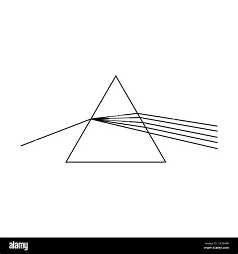 dispersion of light through prism experiment diagram Stock Vector Image ...