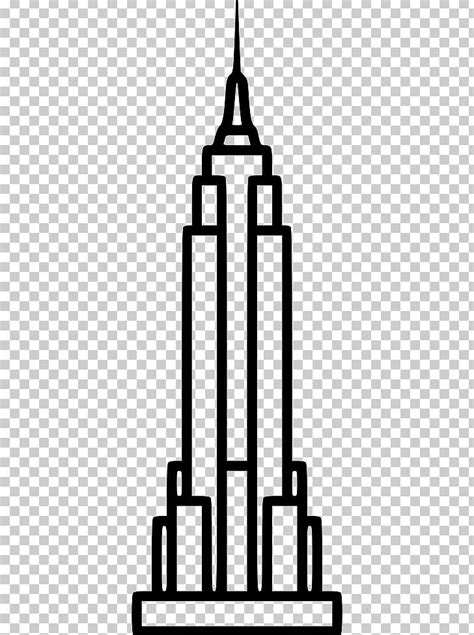 Empire State Building Statue Of Liberty Drawing PNG, Clipart, Black And White, Building, Clip ...