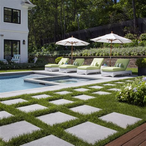 Porcelain Pavers | Pool landscaping, Pool patio pavers, Pool landscape design