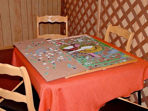 Jigsaw Puzzle Boards. Small Space Dorm Room Table Lap Tray - Etsy