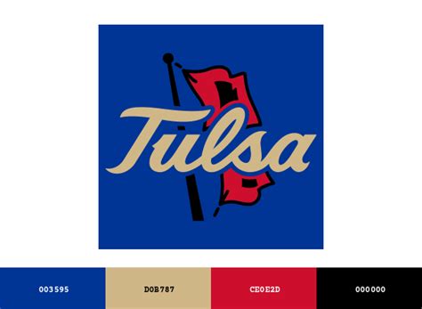 Tulsa Golden Hurricane Brand Color Codes » BrandColorCode.com