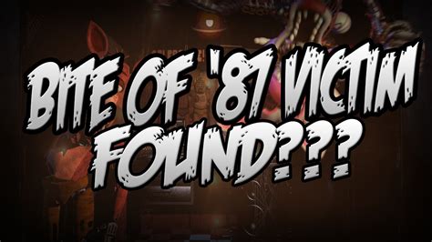 Victim of The Bite of '87 Found? (Five Nights at Freddy's 2 Theory) - YouTube