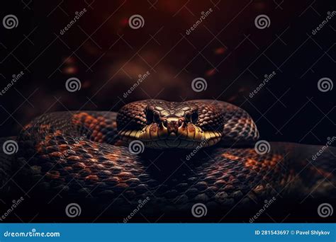 Venomous Viper - Reptile Snake Photo Series Stock Illustration ...