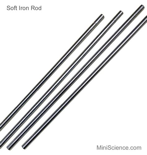 Soft Iron Rod (Soft Magnetic Iron Rod), 5 mm x 200 mm (D x L) - ScienceKitStore.com