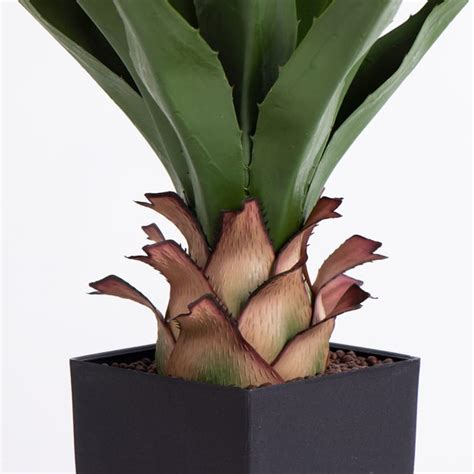 Agave Americana Artificial Plant in Black Pot, plants, artificials ...