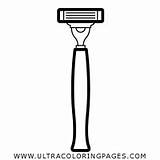 Shaving Razor Coloring Pages For Kids  Free sketch template