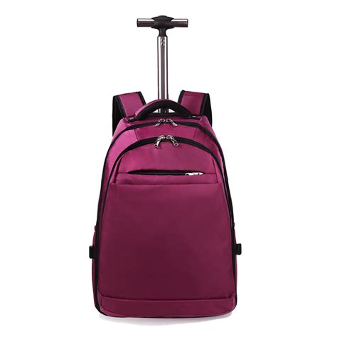 20 inch Wheeled Laptop Trolley Traveling Suitcase Luggage Bag Portable Men Backpack Women ...