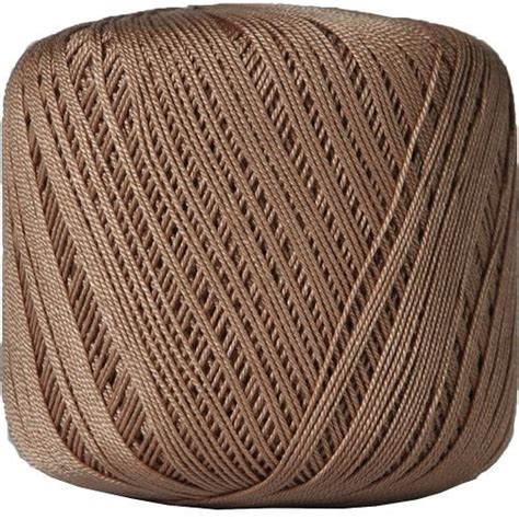 Threadart Crochet Thread - Size 10 - Color 33 - LT BROWN - Walmart.com ...