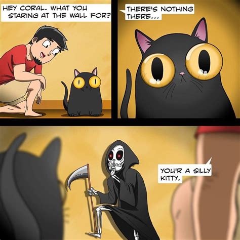 30 Comics That Show What Living With A Cat Is Really Like | Bored Panda