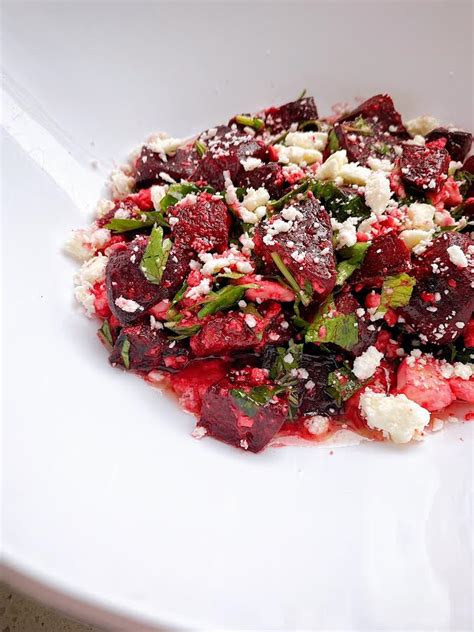 Roasted Beets with Fresh Herbs and Feta | Chef Jen