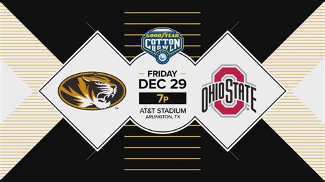 What to know before Cotton Bowl Classic: Mizzou vs. Ohio State | ksdk.com