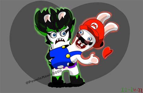 Edge & Rabbid Mario by PownicMania5000 on Newgrounds