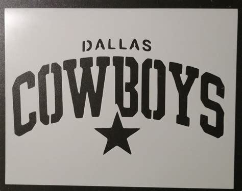 Dallas Cowboys #2 - Stencil – My Custom Stencils