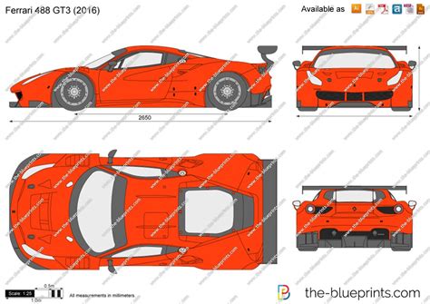 Ferrari Blueprint Wallpaper