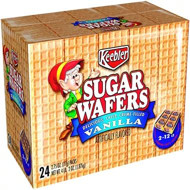 Keebler Sugar Wafers Vanilla (2.75 oz., 12 ct.) - Sam's Club