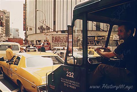 Herald Square Traffic - NYC in 1974