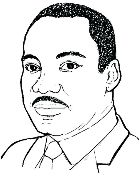 Martin Luther King Coloring Pages Free at GetColorings.com | Free printable colorings pages to ...